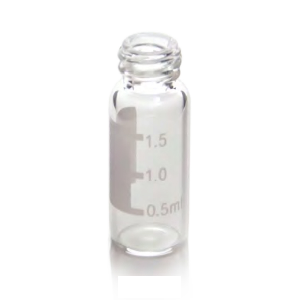1.5mL Clear Screw Neck Vial w/Write-on Spot