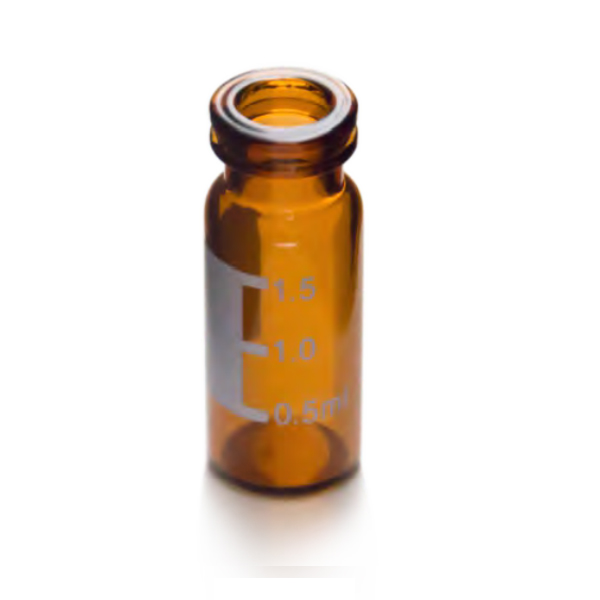 1.5mL Amber Snap Ring Vial w/Write-on Spot