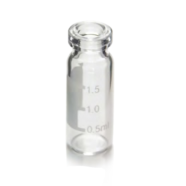 1.5mL Clear Crimp Neck Vial w/Write-on Spot