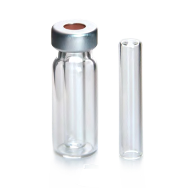 300uL Micro-Insert, Clear, Flat Bottom