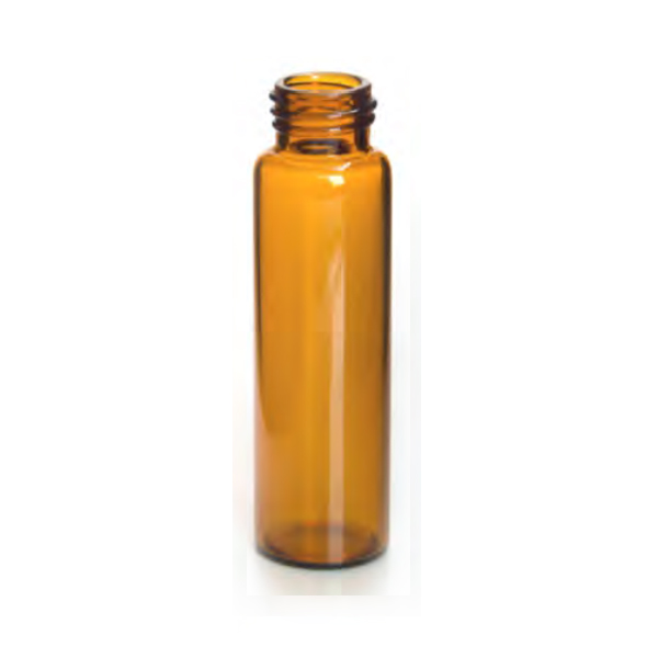 12mL Amber Screw Vial, 15-425 Thread
