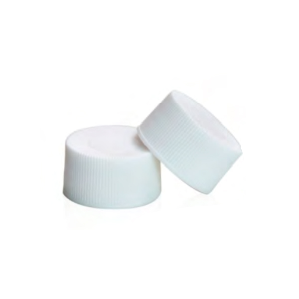 White Screw PP Cap, Closed-top