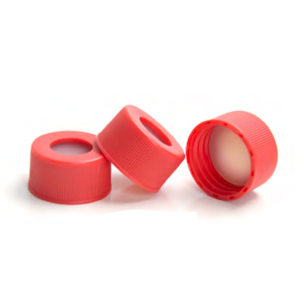 Screw Cap White, Centre Hole PTFE Septa